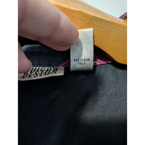 Chicos Design Jacket Large Southwest Embroidered silk applique - Picture 4 of 10